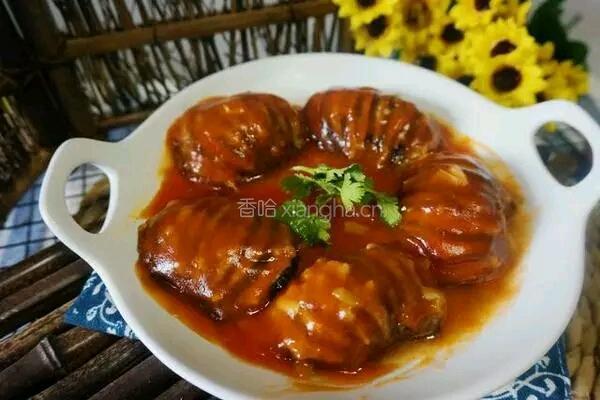 肉夹茄盒的做法图解8