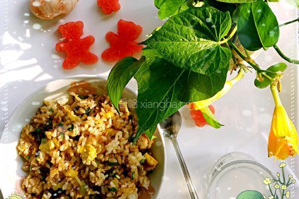 蔬菜蛋炒饭的做法图解6