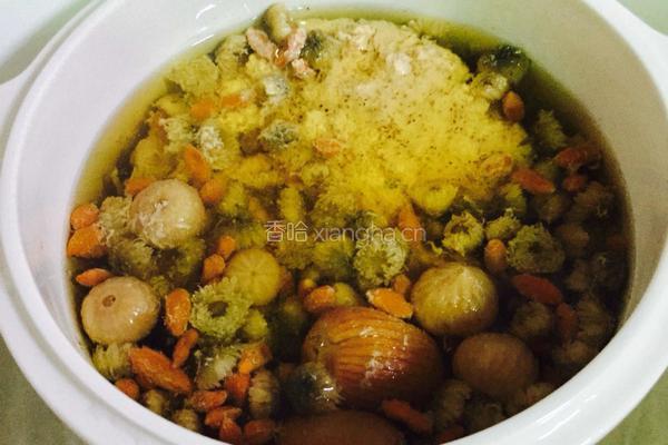 胎菊枸杞无花果炖瘦肉汤的做法图解8
