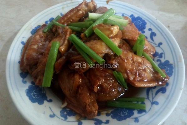 酱烧鸡中翅的做法图解4