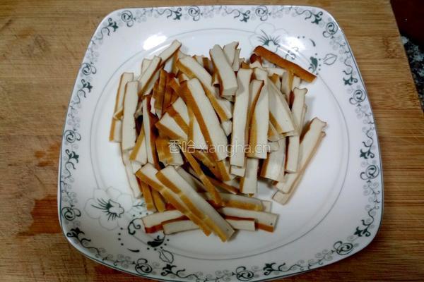 肉沫豆干的做法图解3