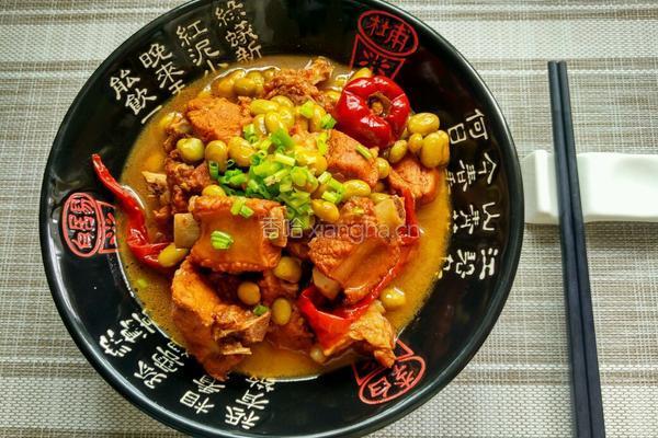 毛豆米烧排骨的做法图解13