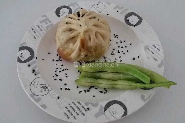 牛肉豆角生煎包的做法图解4