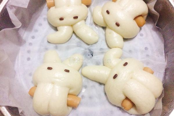 萌小兔馒头的做法图解13