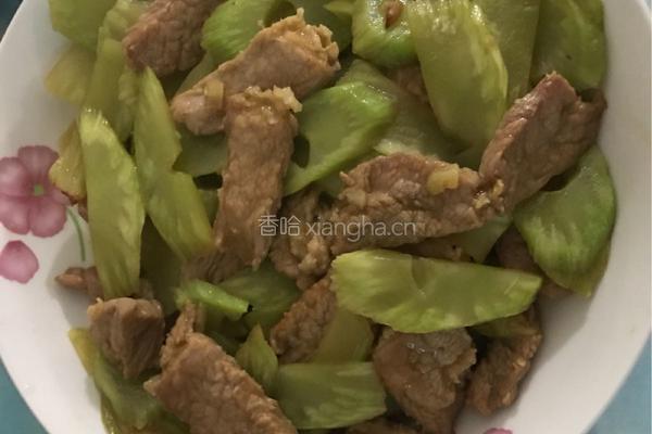 莴笋炒肉的做法图解6