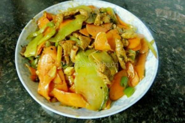 莴笋炒肉片的做法图解9