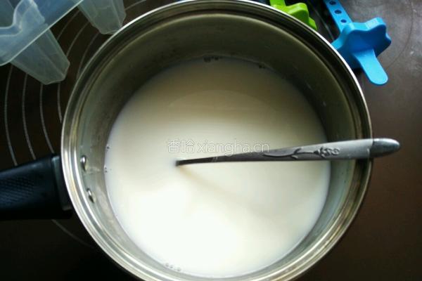 牛奶红豆冰棍的做法图解3