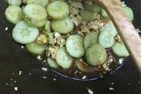 黄瓜炒鸡蛋的做法图解11