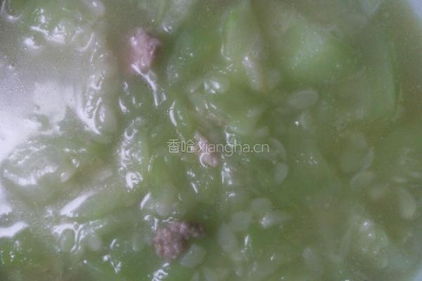 丝瓜肉末汤的做法图解6