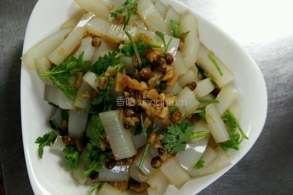 糖蒜酥豆凉粉