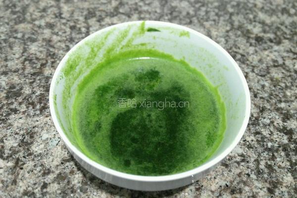 菠菜手擀面的做法图解2
