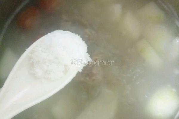 毛瓜骨头汤的做法图解7