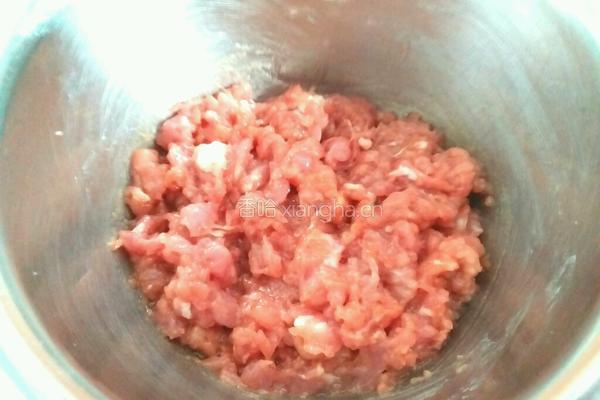 纯猪肉肉馅的做法图解2