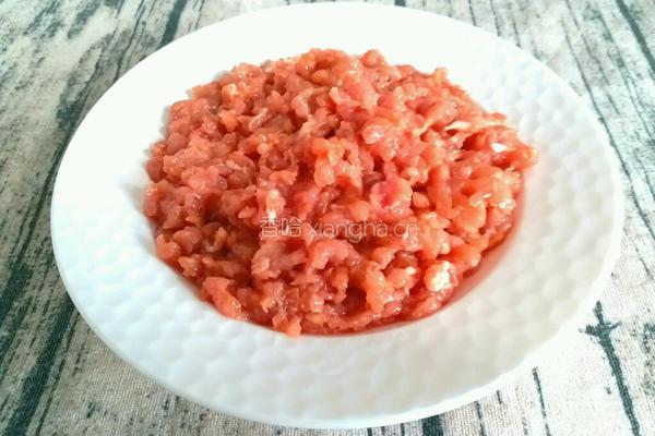 纯猪肉肉馅的做法图解3