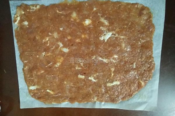 蜜汁奥良烤翅猪肉脯的做法图解7