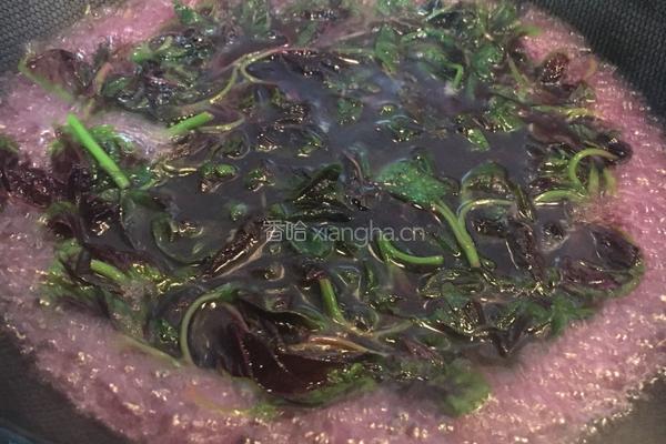 苋菜田园炒饭的做法图解8