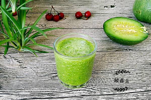 甜瓜汁的做法图解6