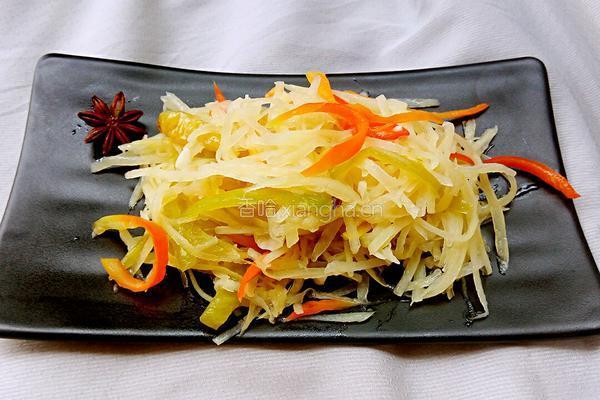 醋溜土豆丝的做法图解10