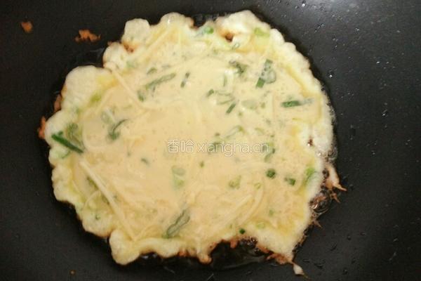 土豆丝茄汁蛋饼的做法图解8