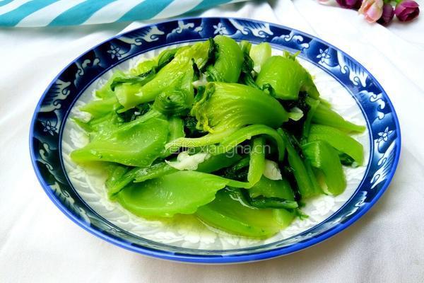 蒜蓉芥菜的做法图解7