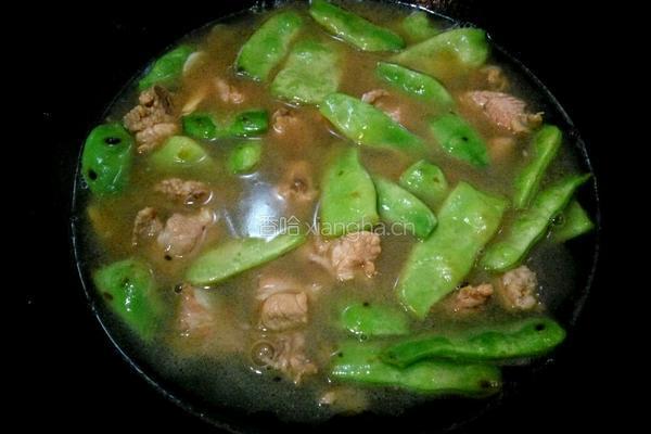排骨炖油豆角的做法图解8