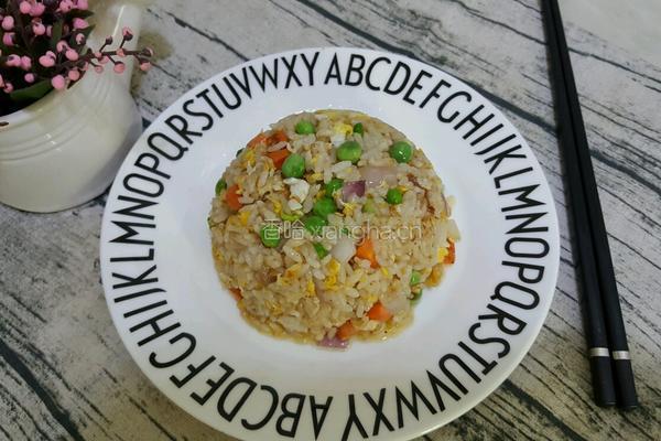 炒饭的做法图解4