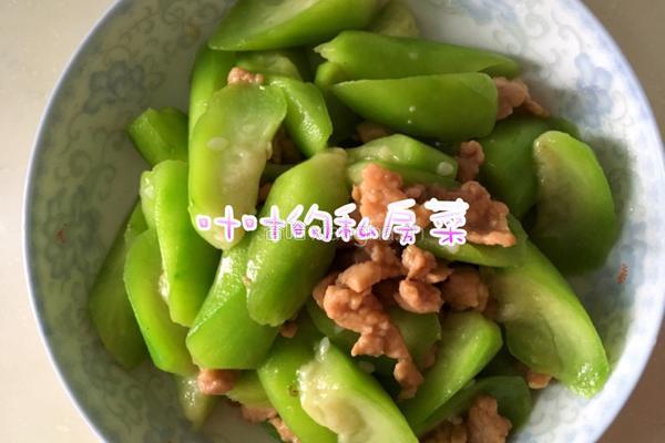 八角丝瓜炒肉的做法图解9