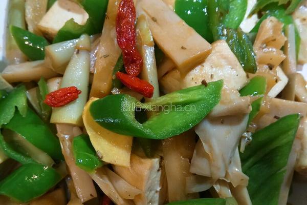 野小笋煮豆腐的做法图解7