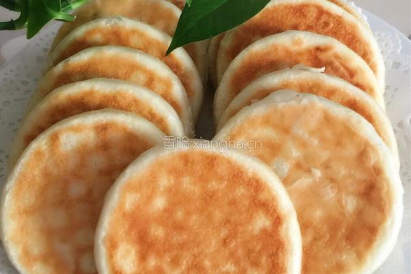 红豆沙油酥烧饼的做法图解1