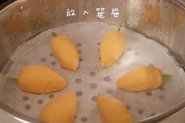 1岁+宝贝奶香胡萝卜馒头的做法图解5