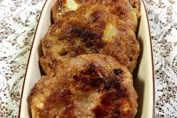 自制汉堡包肉饼胚的做法图解6