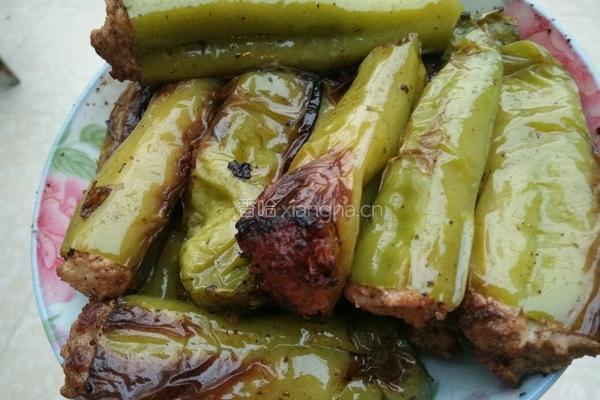 尖椒包肉的做法图解6