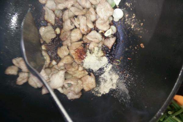 肉炒蒜薹的做法图解6