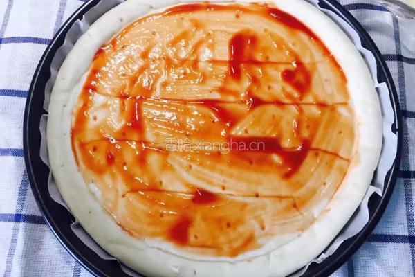 黑胡椒火腿披萨的做法图解1