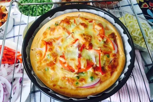 黑胡椒火腿披萨的做法图解5