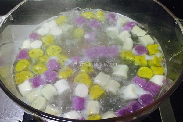 椰汁杂锦芋圆的做法图解14