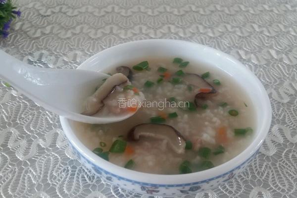 香菇瘦肉粥的做法图解7