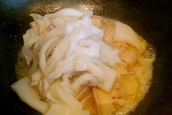 墨鱼红烧肉的做法图解9