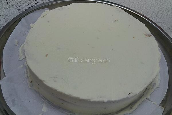 8寸奶油裱花蛋糕的做法图解9
