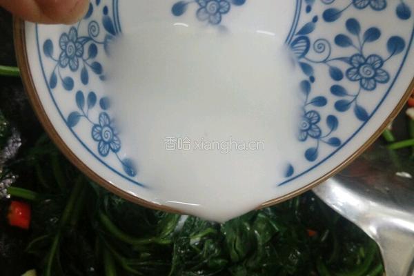蒜香红薯叶的做法图解8