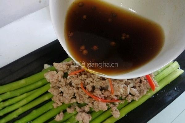 芦笋拌碎肉的做法图解9