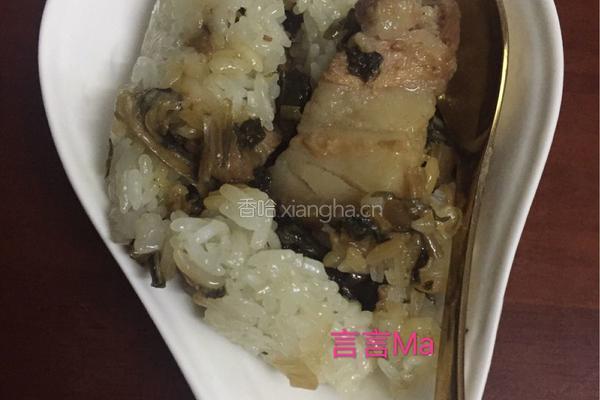 菜干五花肉糯米鸡