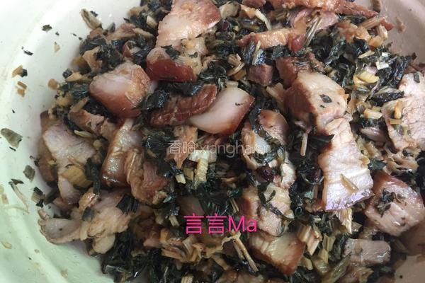 菜干五花肉糯米鸡的做法图解4