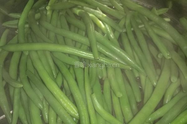 凉拌四季豆的做法图解3