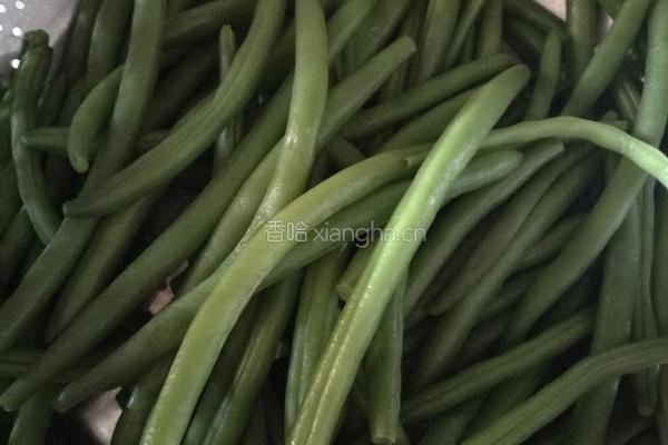 凉拌四季豆的做法图解4