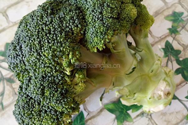 香辣西兰花的做法图解1