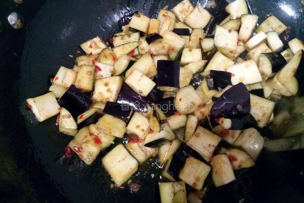 苦蕌烧茄子的做法图解8