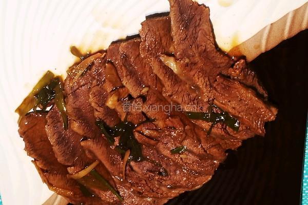 扒牛肉条的做法图解7