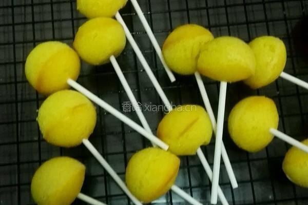 蛋糕棒棒糖的做法图解8
