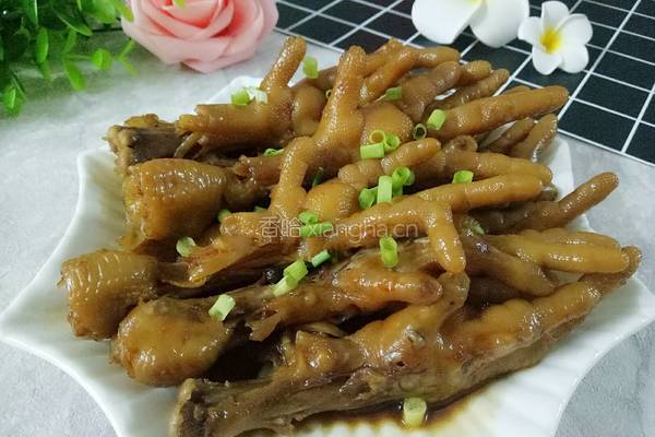 秘制红烧鸡爪的做法图解11